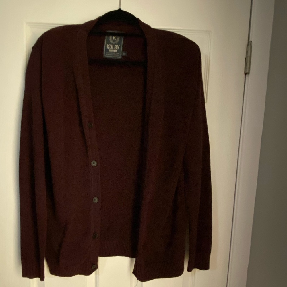 ** MENS BUTTON DOWN CARDIGAN **